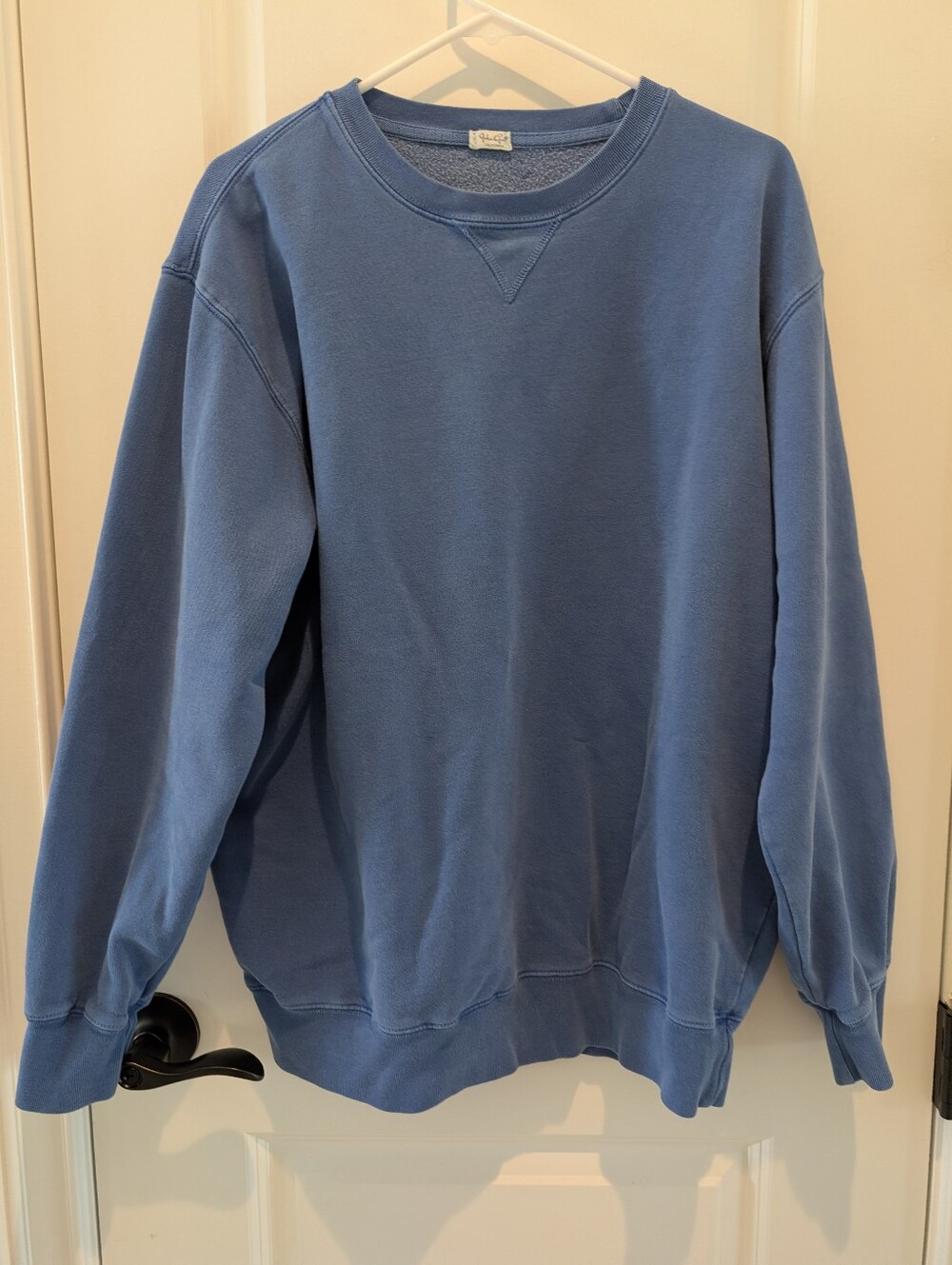John Galt Electric Blue Erica Oversized Crew Neck Sweatshirt